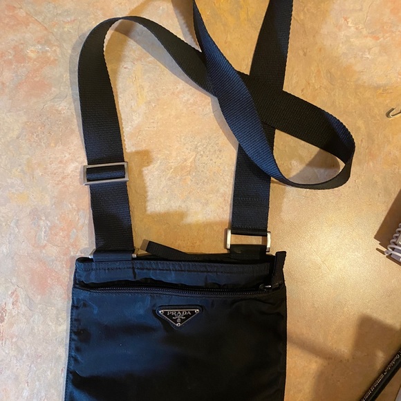 Prada Handbags - Prada Black Nylon Crossbody Bag 31
